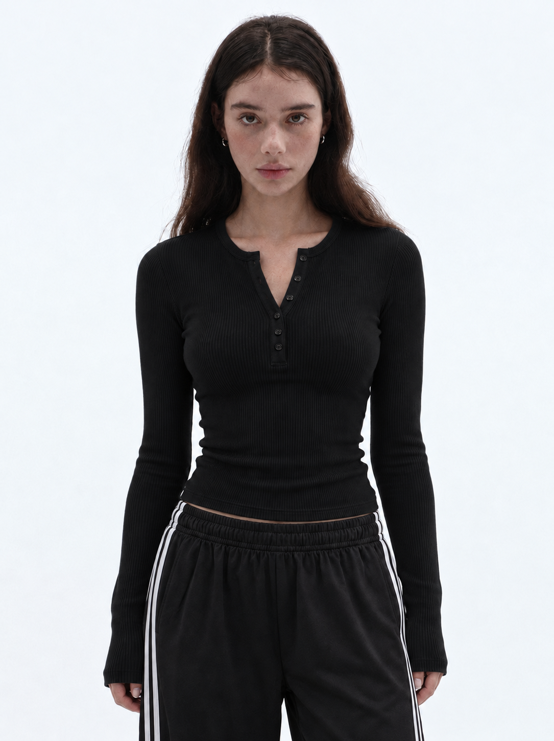 Insurgent Henley Duo for Her - Black Henley