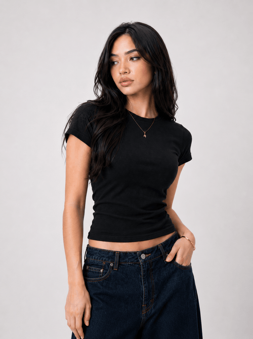 Origin Baby Tee (Black)