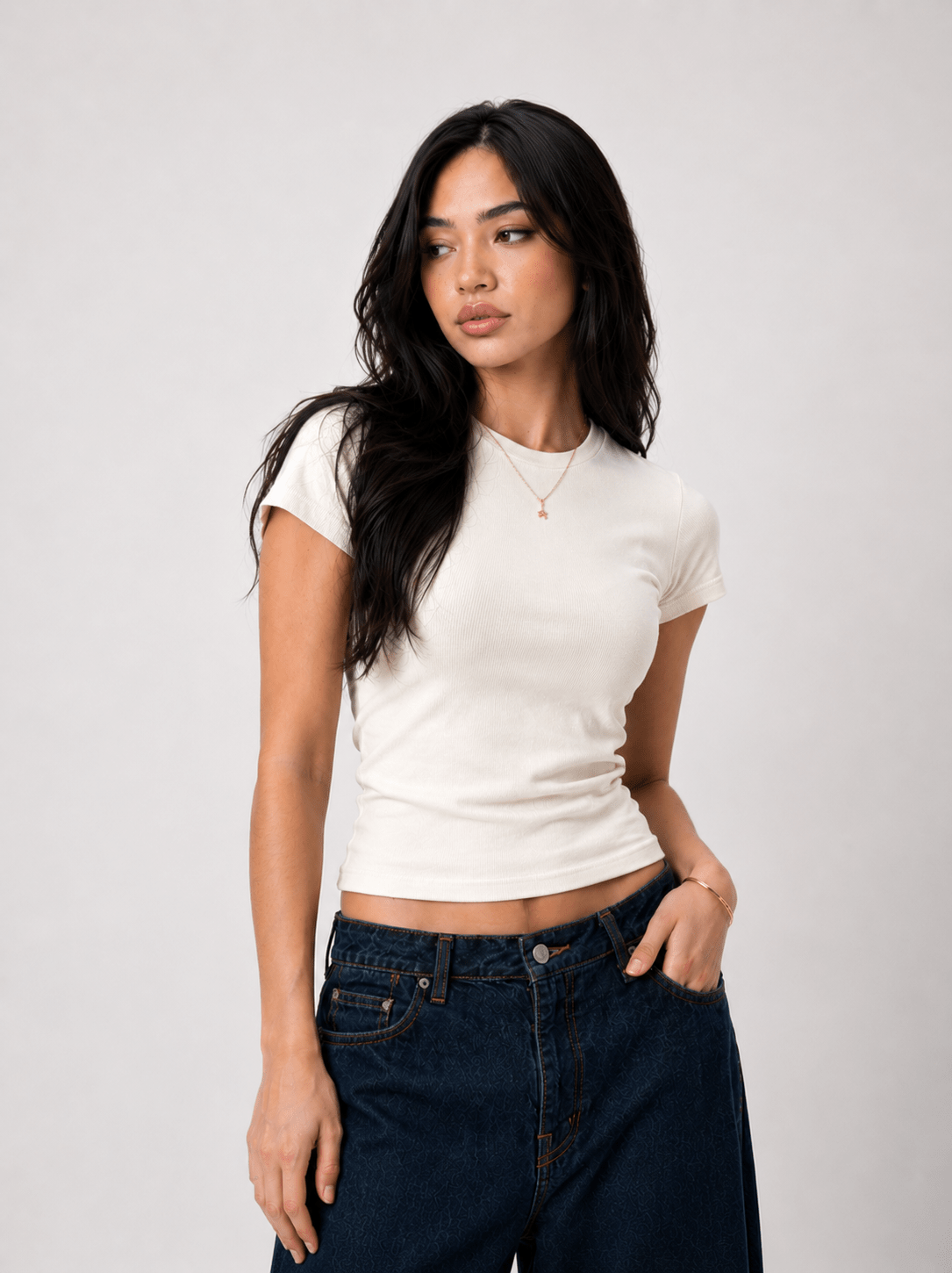 Origin Baby Tee (White)