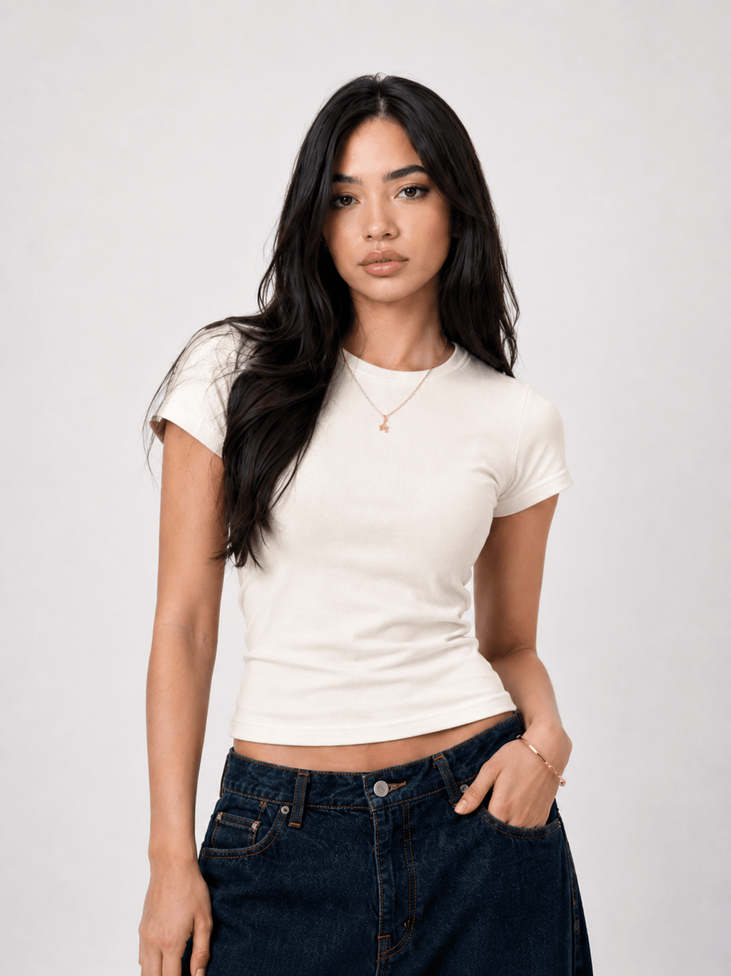 Origin Baby Tee (White)