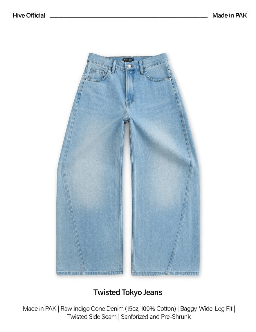 Twisted Tokyo Denim (Light Blue)